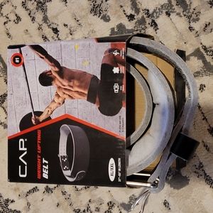Cap weight lifting belt